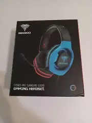 BENGOO G9500 Stereo Gaming Headset for PS4, PC, Xbox One Controller - Blue & Red