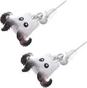[GAROZATION] Cute Cartoon Octopus Earrings for Women Girls Teenagers Lightweight Hypoallergenic Hoop Earring