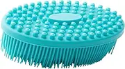 Rissunkv Vegetable Brushes for Food | Silicone Fruit Scrubber | Washing Tool with Hard and Soft Double Side Silicone Bristles Anti Scratch for Dish Cooker