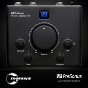PreSonus MicroStation BT 2.1 Compact Desktop Monitor Controller w/ Bluetooth
