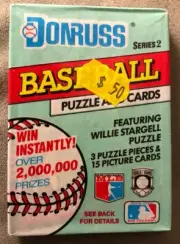 1991 Donruss Baseball Card Wax Pack Dave Winfield Angels Showing On Top Front