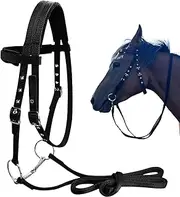 Horse Hip & Lead Rope Set: Adjustable Nylon Horse Speaker with Buckle-Comfortable Leaded Horse Head Collar Matching-Durable Horse Farm Must Have Train