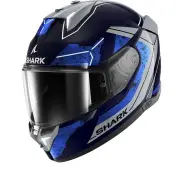 SKWAL i3 Rhad Blue Chrom Silver BUS Full Face Helmet
