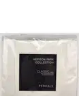Hudson Park Classic Linens Egypt Cotton Percale KING Duvet Cover SET,Vanilla Sky
