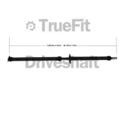 Rear Drive Shaft Propeller fits 2012-2014 Ford F-150 Lobo 4WD 157" Wheelbase - 2 (for: Ford)