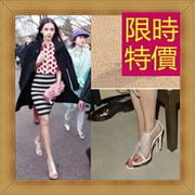 涼鞋高跟休閒鞋-優雅氣質流行時尚女鞋子3色56l2【韓國進口】【米蘭精品】