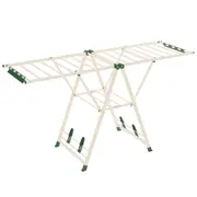Costway Clothes Drying Rack Foldable Drying Rack w/20 Drying Rails Gullwing Clothing Stand Multi