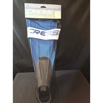 Cressi Palau Long Fins Snorkeling Swimming Diving Gear Blue Black New