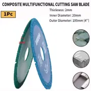 4'' Porcelain Tile Thin Dry Diamond Cutting Disc Wheel For Stone Angle Grinder