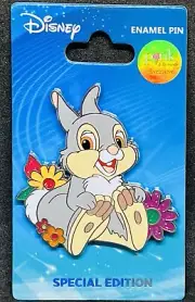 Pink a la Mode Exclusive-Disney Bambi-Thumper LE 500 Retired Disney Pin NWT