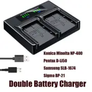 USB Battery Charger For Pentax D-Li50 D-BC50 K10 K10D K10D GP Grand Prix K20D
