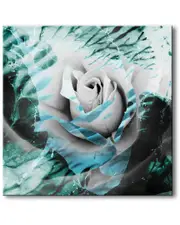 Ready2HangArt Painted Petals XLVIII Wrapped Canvas Wall Art by Tristan Scott