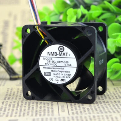 NMB 2415KL-04W-B86 DC12V 1.65A 6038 6cm 4-pin double ball PWM violent fan