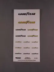 RC4WD 1/10 Scale GOOD YEAR Tires Sticker Sheet 15 SMALL RC Body Decals total