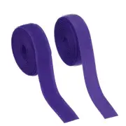 Sew on Hook and Loop Tape, 3/4 Inch Nylon Fastener Strips 2 Yards (Purple)
