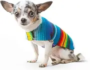 Dog Clothes - Handmade Dog Poncho Dog Pet Cloak (Blue, XXL)