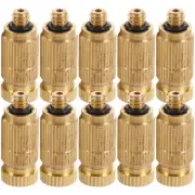 10 Pcs Atomizing Nozzle Garden Water Hose Sprinkler Heads Misting Sprayer