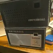RETRO VINTAGE TRANSISTOR RADIO UNIVERSAL 14 TRANSISTOR ORIGINAL BOX