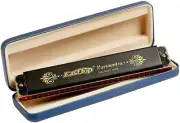 EASTTOP Harmonica Tremolo Harmonica Key of C Tremolo Mouth Organ Harmonica
