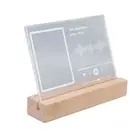 3In Lighted Music Stand Mini Photo Frame Transparent Acrylic Light Emitting AUU