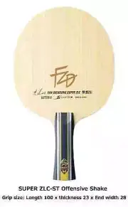 Butterfly Fan Zhendong Super SUPER ZLC-ST 37254 90g Table tennis blade New