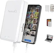 NEWQ 1TB External Hard Drive for iPhone, iPad, MacBook - USB 3.0, 2.0, 2.0 3.0 - Compatible with iOS & Android, Store Photos, Videos, Music, Documents