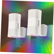 LED Night Lights Plug into Wall, Dusk to Dawn Sensor 7-Colors RGB Plug in
