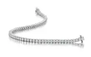White Diamond 8.40 Ct Round Cut Jewelry Tennis Bracelet 925 Sterling Silver