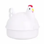 Microwave Egg Cooker Chicken-Shaped Rapid Egg Cooker 4 Eggs Electric Cooker
