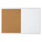 Quartet Basics 90x60cm Combo Magnetic Dry-Erase Surface Board/Corkboard Pin