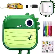 Instant Print Camera for Kids, Digital Camera with 2.4-Inch 1080P HD Screen, 48MP, 32GB Card & 3 Rolls Paper, Selfie Video Cam for Children Aged 3-14, Perfect for Birthdays, Holidays, Christmas