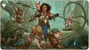 Ultra Pro - Wilds of Eldraine Playmat Ellivere of The Wild Court for Magic: The Gathering, MTG Card Playmat, Use as Oversize Mouse Pad, Desk Mat, Gaming Playmat, TCG Card Game Table Mat