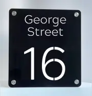 Custom Personalised House Sign Number Street Sign Address Sign Mailbox Letterbox