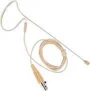 INOOMP Single Ear Over Ear Hanging Condenser Microphone for Lecturers Broadcasters and Singers Durable Headworn Design with Sound and Audio Output