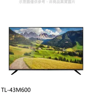 奇美 43吋4K聯網電視TL-43M600(無安裝) 大型配送