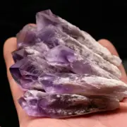 Natural Amethyst Cluster Quartz Crystal Point Scepter Specimen Home Decor Gift