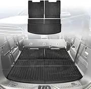 X-CAR Boot Liner for Ford Everest SUV 2015-2022 Heavy Duty Cargo Trunk Mat Luggage Tray 3 Pcs Version