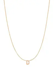 BYCHARI Initial Pendant Necklace