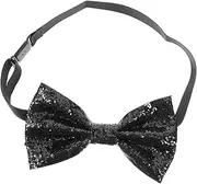 [CATIEBYE] Men's Tie Bow Tie Pre-tied Glitter Prom Suit Tuxedo Elegant Adjustable Accessory