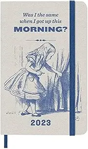 Moleskine Limited Edition 2023 Weekly Notebook Planner Alice in Wonderland, 12m, Pocket, Alice, Hard Cover (3.5 X 5.5)