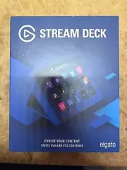 Elgato Stream Deck New in Box 15 Key Live Content Creation Controller - Black