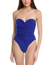 Norma Kamali Slinky Marissa One-Piece Blue