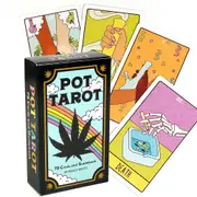 Pot Tarot Cards 78pcs Card Deck Pocket Size Designed Mysterious Divination Board Games Tarot Cards For All Player