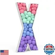 Marquee Letters 3ft Mosaic Balloon Frame X Pre-Cut Foam Board for Christmas B