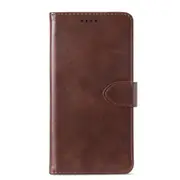 2PC Calf Texture Horizontal Flip Leather Case for ASUS ZenFone Max Pro M2 (ZB631KL)/(ZB631KL), with Holder & Card Slots & Wallet(Brown)