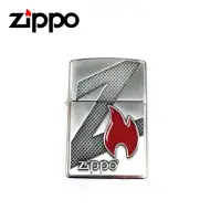 在飛比找momo購物網優惠-【Zippo】ZIPPO 火焰徽章 打火機(29104)