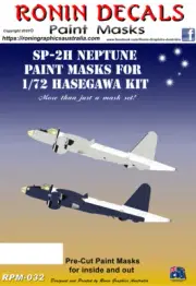 1/72 Ronin Decals SP-2H Paint Masks for Hasegawa / Revell Kit