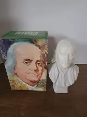 Vintage Avon 1974 Benjamin Franklin Wild Country After Shave Decanter with Box