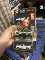 M2 MACHINES COCA COLA CHRISTMAS CLAM SHELLS! CHEYENNE TRUCKS! L. EDITION!!