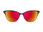 Lucyd Smart Sunglasses | Electra Model | Bluetooth Audio Glasses | Open Ear | Noise Canceling Wireless Mics| Narrow Size Polarized UV400 Red Mirror